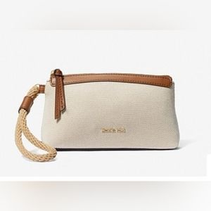 Michael Kors Talia Small Canvas Wristlet
